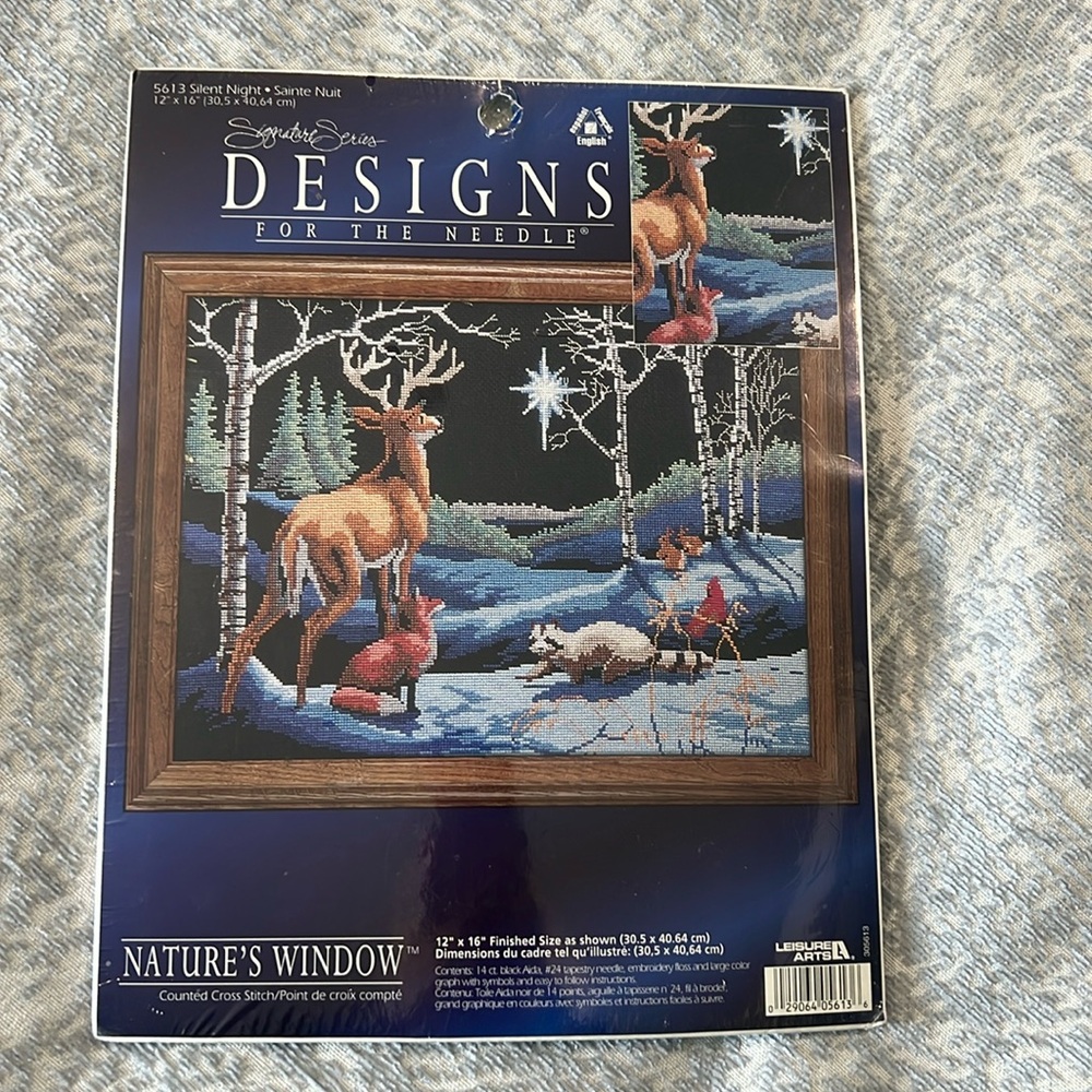 Signature series designs for the needle counted cross stitch. ❄️ Silent Night ❄️